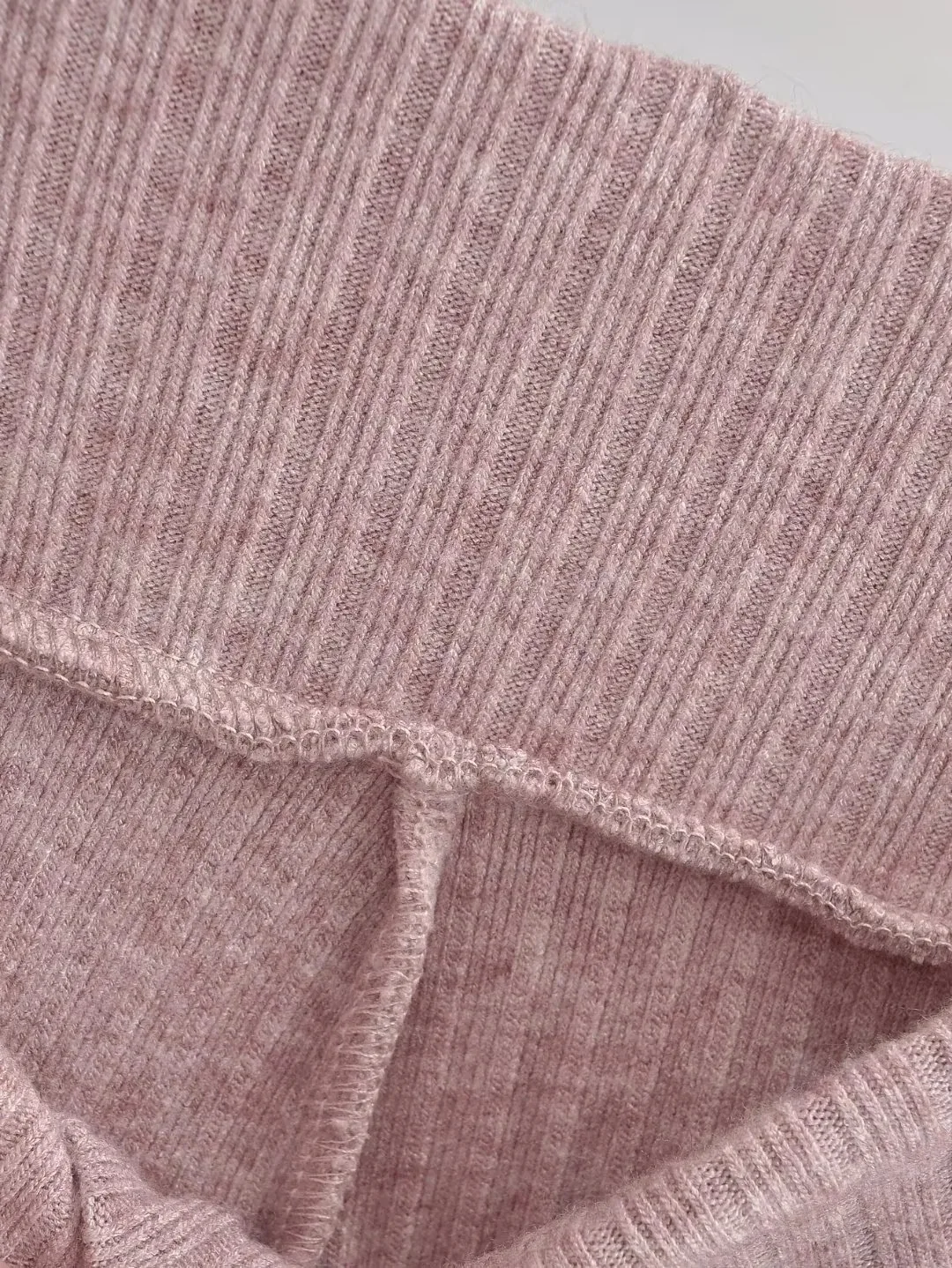 Knit Skinny Flared Trousers Split Out Trousers For Women Cross Low Waist White Casual Streetwear Flared Pants 2025 New