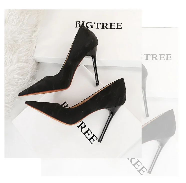 Shoes Retro Women Pumps Pointed Toe Stiletto High Heels Women's Sexy Nightclub Shoes New Heels Shoes Female Pumps