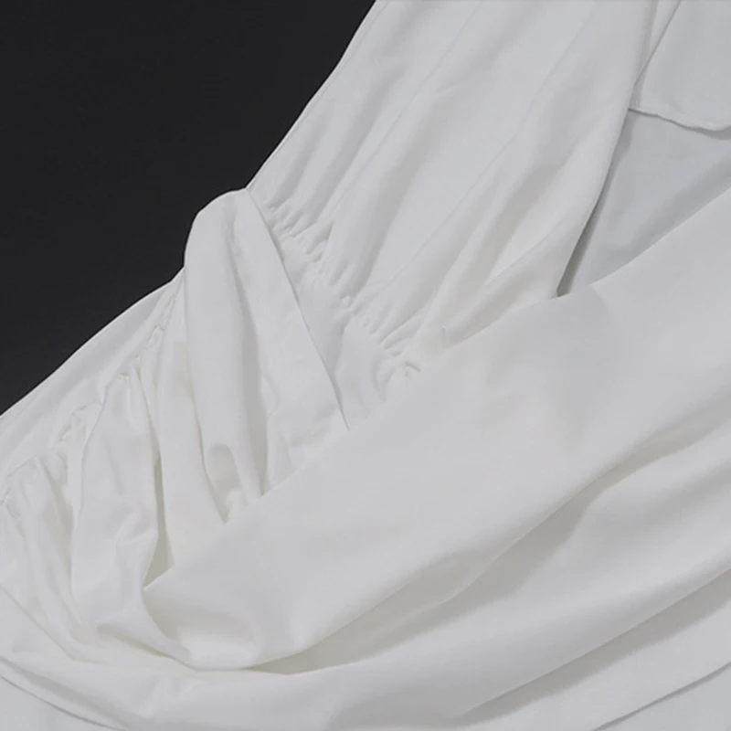 Women Backless Dress for Sexy Solid Color Round Neck Long Sleeve Ruched Bodycon Dresses Cocktail Party Dresses Clubwear