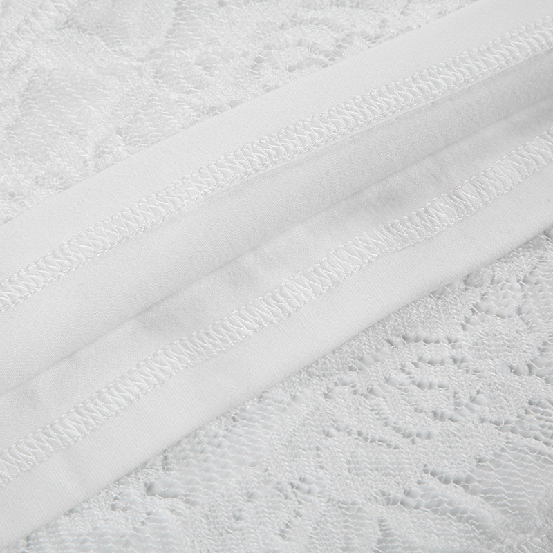 Hollow Out Cutout Slim Fit Hip Lace Maxi Dress See through Sexy off Shoulder Dress Women