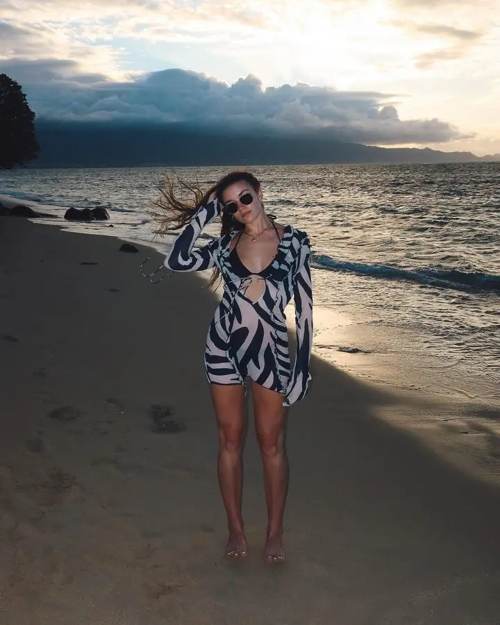 JULISSA MO Chiffon Sheer Bandage V-Neck Longsleeve Mini Dress For Women Sexy Zebra Print Slim See Through Beach Holiday Dresses