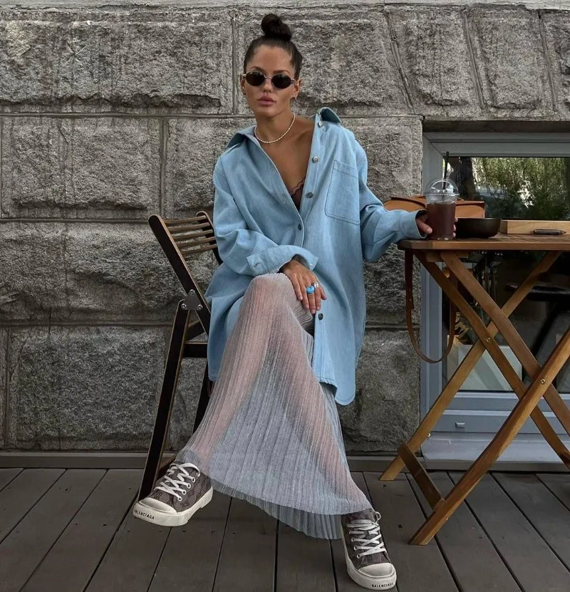 See Through Long Skirt For Women High Waist Sexy Hollow Out Skirts Womens Club Fashion Party Hot Girls Faldas De Mujer