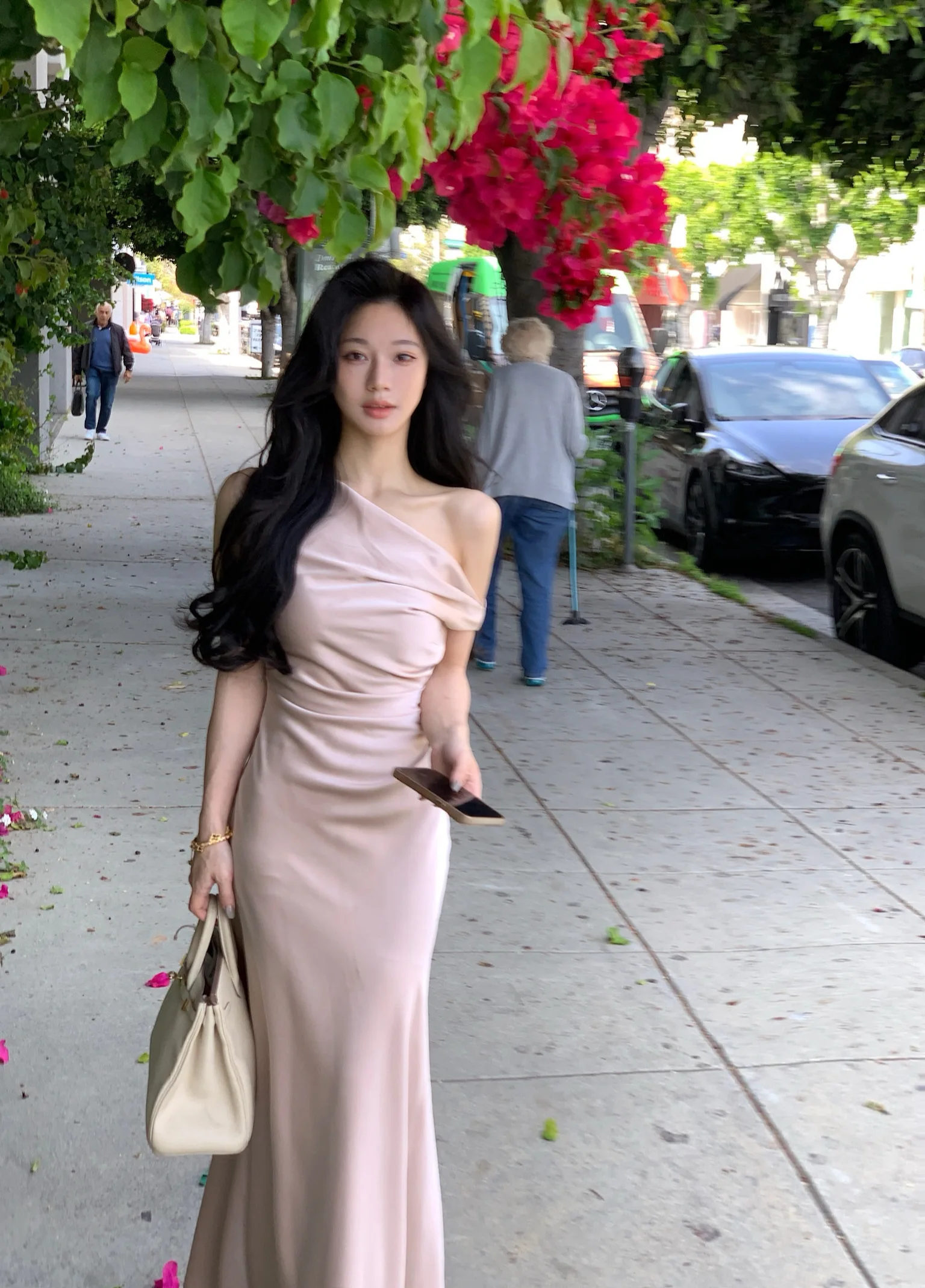 Elegant Bodycon Satin Long Dresses for Women Off Shoulder Solid French Mermaid Wedding Evening Party Dress Prom Robe Vestidos