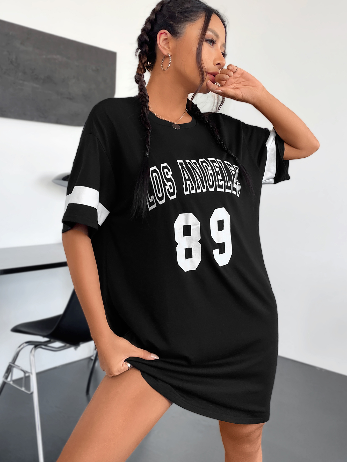 Women Clothing Simple Design Dress