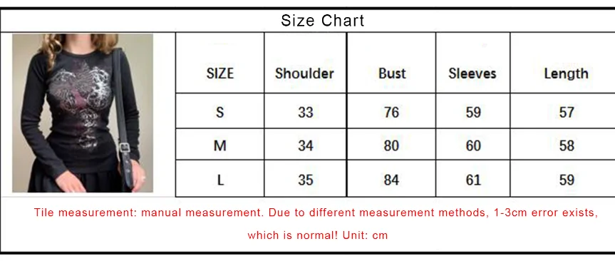 2000s Retro Rhinestone Graphic Print T-shirt Harajuku Grunge Y2K Aesthetics Fairy Crop Top Korean Fashion Vintage Mall Goth Tees