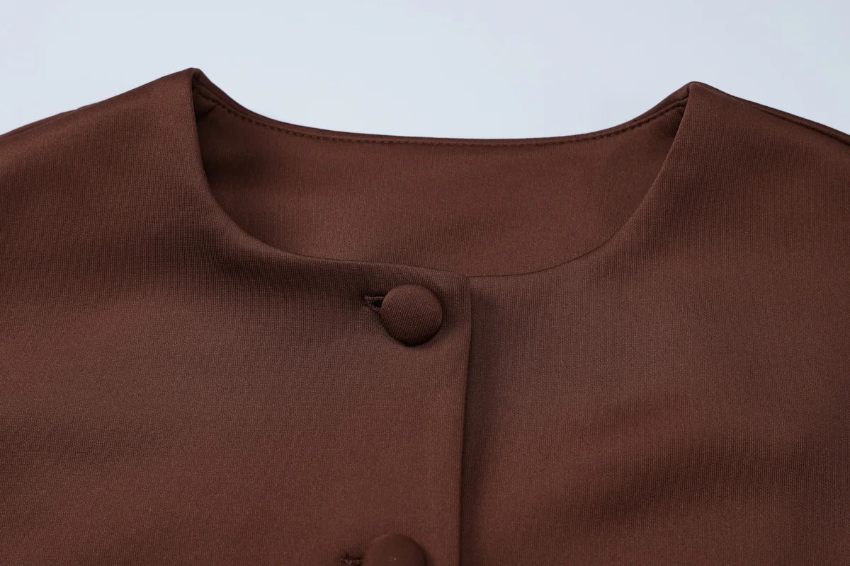 Fashion Cardigan Skirt Two Pieces Set Female Button Long Sleeve Top Slim Solid Mini Skirt Chic Matching Set Autumn Casual