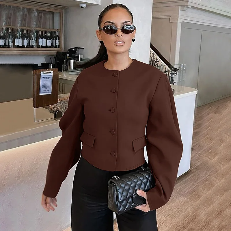 Fashion Cardigan Skirt Two Pieces Set Female Button Long Sleeve Top Slim Solid Mini Skirt Chic Matching Set Autumn Casual