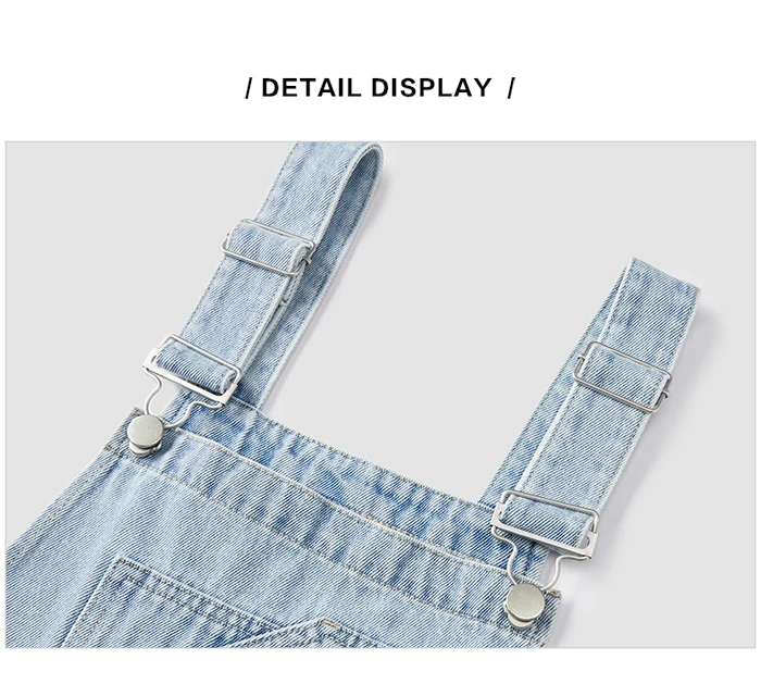 Denim Suspender Dress Women Summer New High-Rise Retro Playful Short Dress