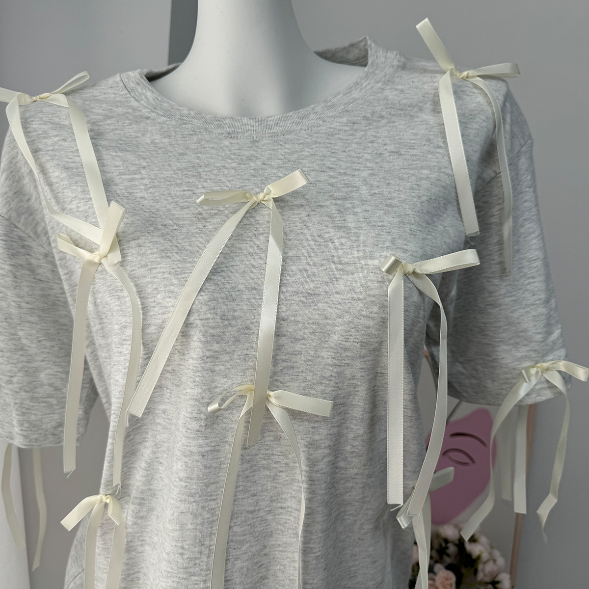 Summer Long Tassel Short Sleeved T shirt Women Casual Loose Cotton Top