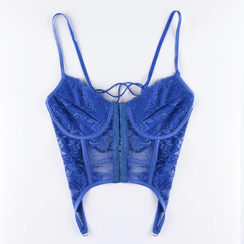 Sexy Women Camisole Backless Cross Bandage V Neck Lace Crop Top Aesthetic Ladies Tank Vest Y2K Sleeveless Clubwear
