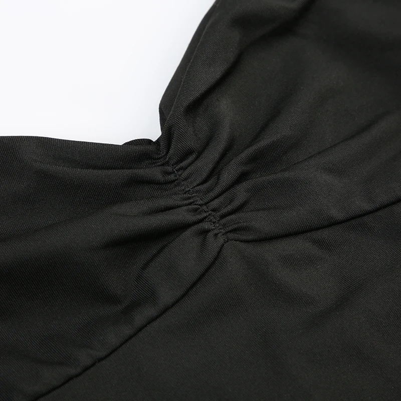 Backless Skinny Sexy Spaghetti Straps Bodysuits For Women Sleeveless Shirring V Neck Camisole Rave Baddie Bodys Shirts