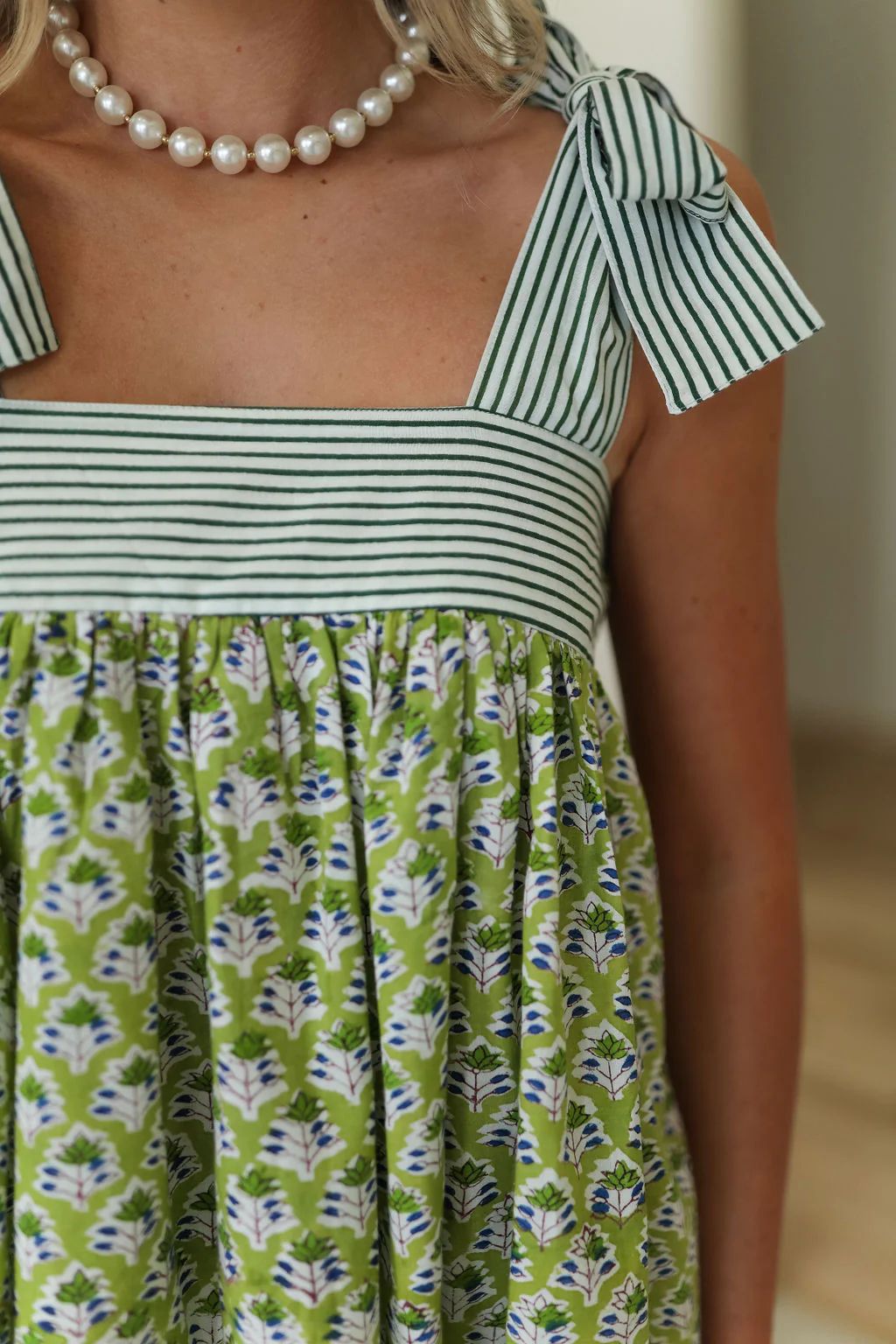 Spring Summer Women Clothing French Vintage Floral Printed Loose Casual Strap Dress