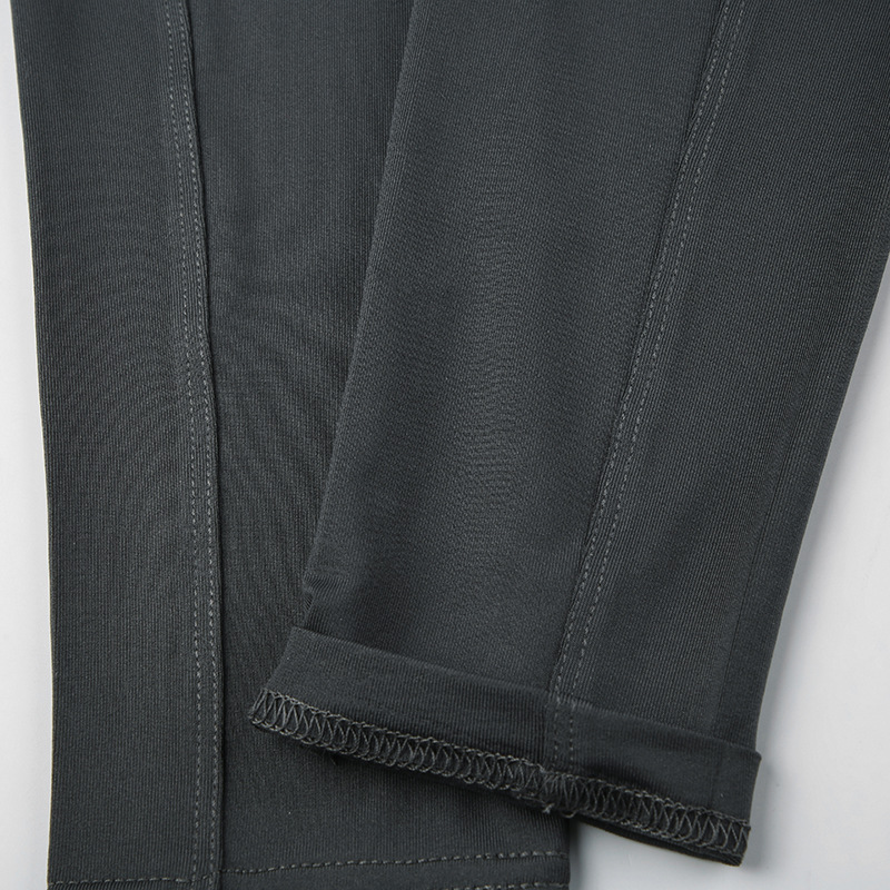 Sports Fashionable Women Clothing Faux Two Piece Split Fitness Yoga Straps Tight Jumpsuit Casual Trousers