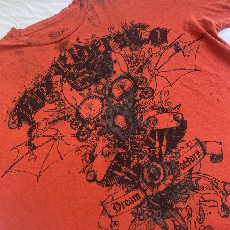 Y2K Grunge Cyber Goth Tee Vintage Skull Graphic Short Sleeve Crop Tops Japanese Kawaii 00s Retro Skater T-shirt Women Streetwear