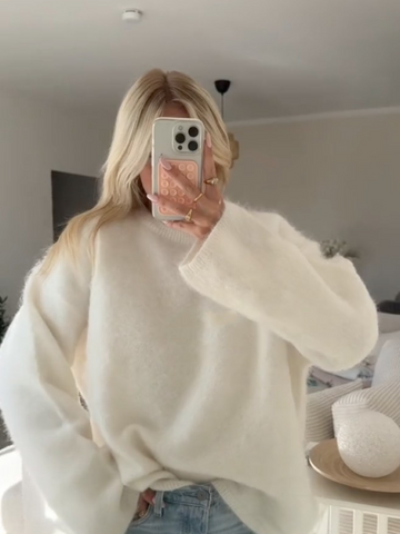Mohair sweater fall winter season perfect sweater crewneck