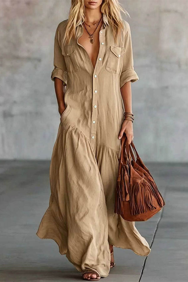 Cloud-Soft Shirt Dress: A Timeless Silhouette