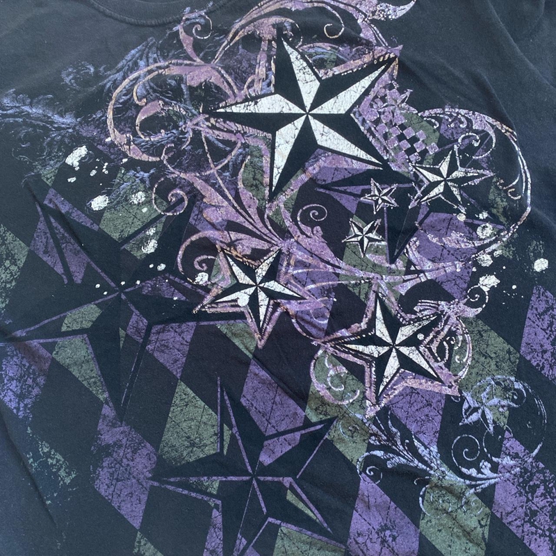 Y2K Grunge Cyber Goth Tee Vintage Skull Graphic Short Sleeve Crop Tops Japanese Kawaii 00s Retro Skater T-shirt Women Streetwear