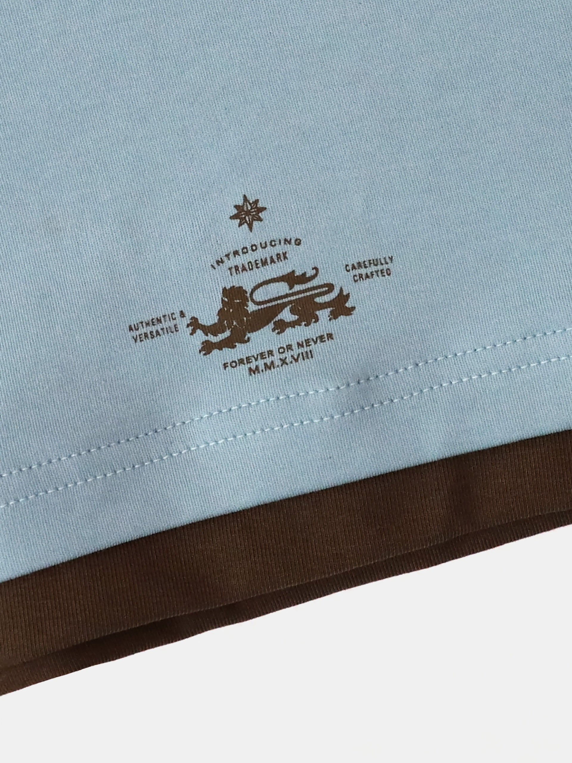 BADBLOOD Lion Sports Color Matching T-shirts