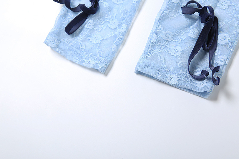 Spring Sexy See through Hollow Out Cutout High Waist Jacquard Tight Long Sleeve Lace Jumpsuit Women