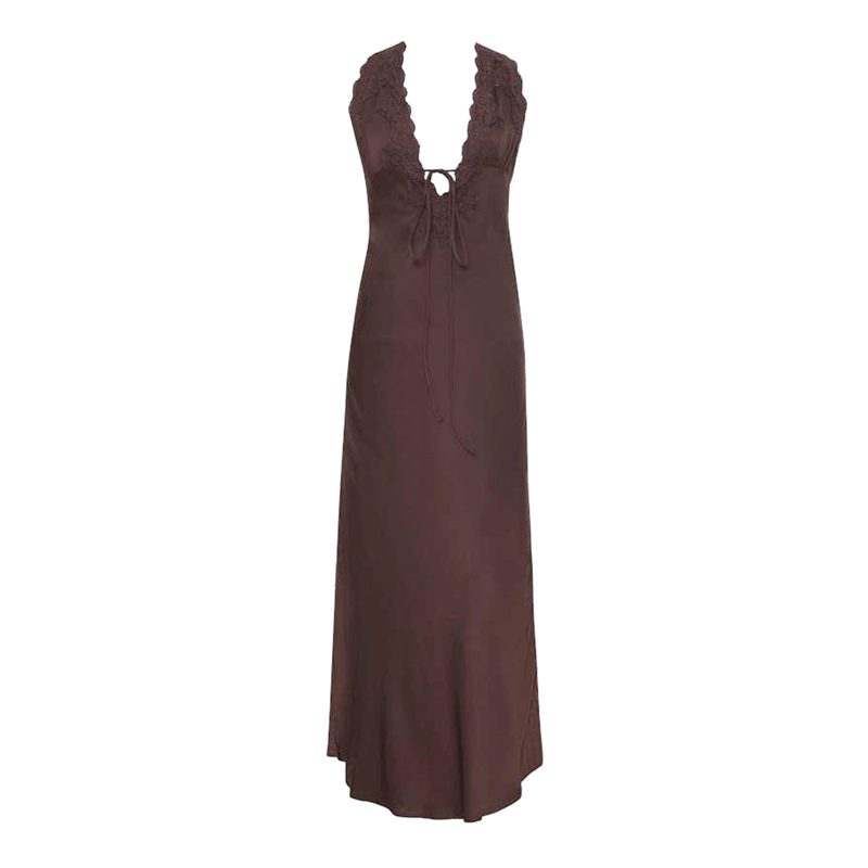 Lace Trim Dress for Women Floral Print V Neck Sleeveless Bodycon Dress Sexy Backless Cocktail Party Dresses y2k Clothes