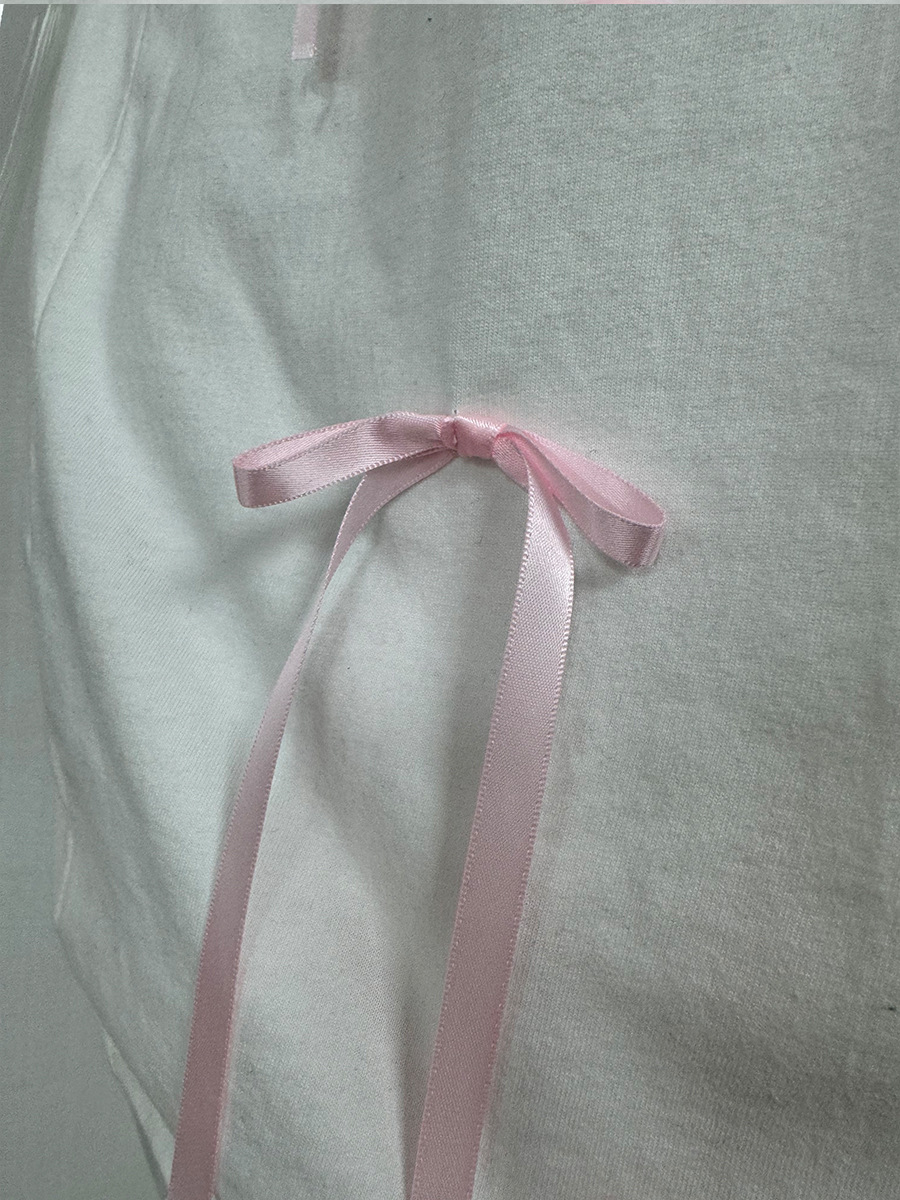 Summer Long Tassel Short Sleeved T shirt Women Casual Loose Cotton Top