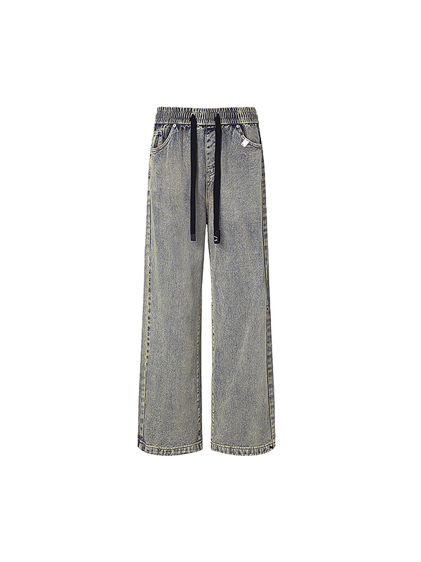 American retro straight Boyfriend Jeans