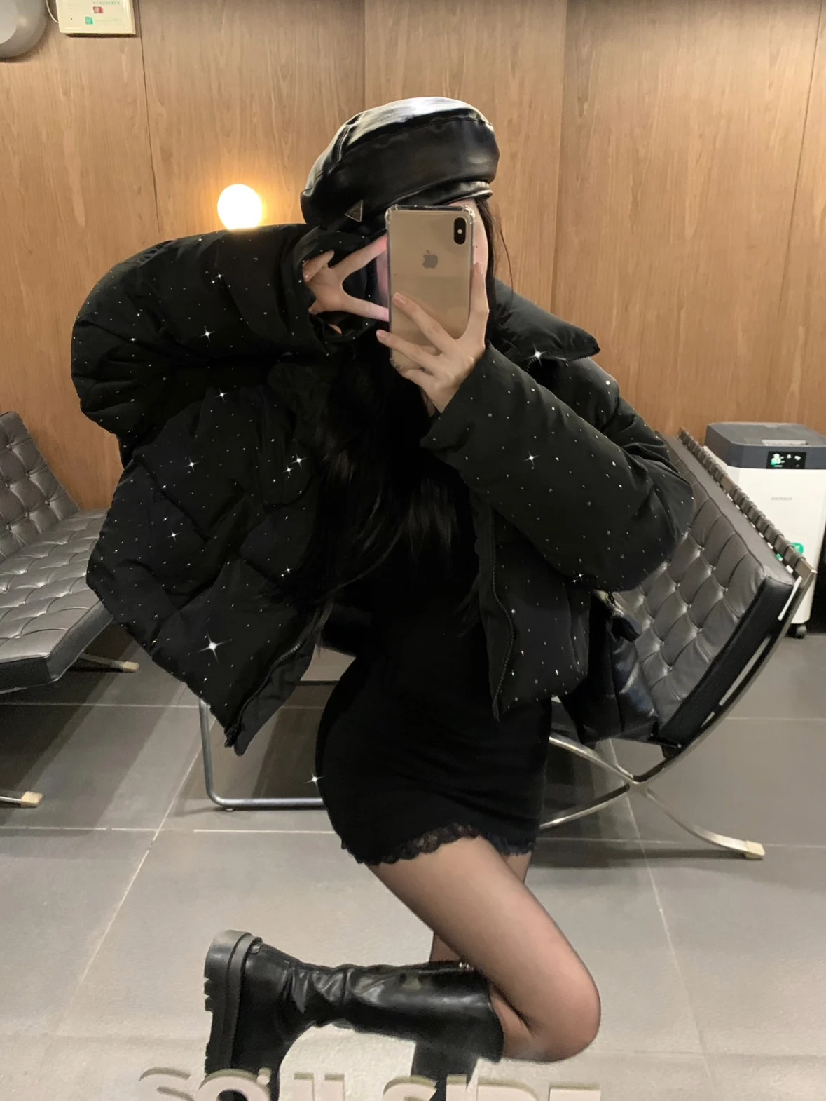 Women Autumn Winter Puffer Jacket New Short Parkas Coat Korean Fashion Stand Collar Bread Jacket Solid Outerwear