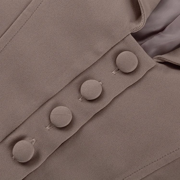 Fall New Mini Skirt Suit Long Sleeve Lapel Fishbone Top Hip-Covering Skirt Sexy Bodycon Two-Piece Commuting Sets Female