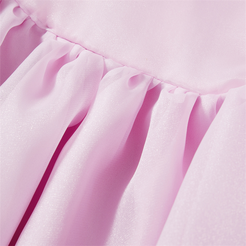 Puffy Dresses for Women y2k Aesthetic Solid Color Square Neck Bubble Sleeve Dress Sweet 2000s Party Dresses Streetwear