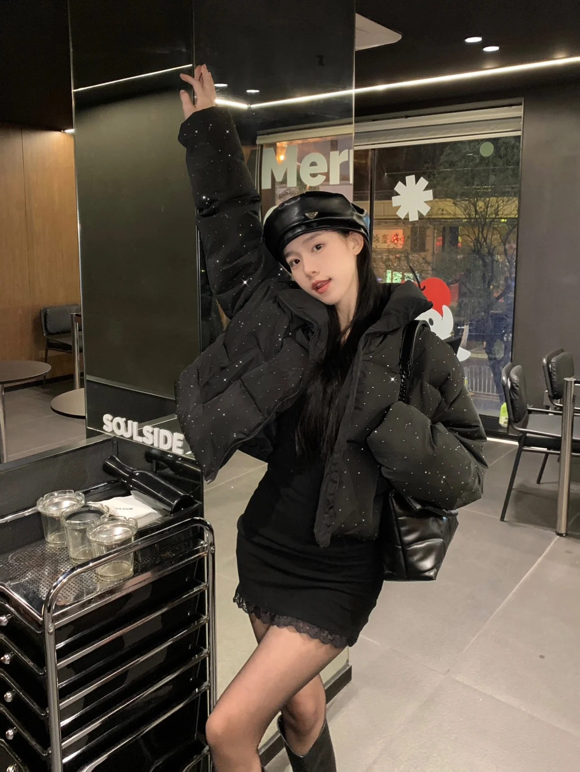 Women Autumn Winter Puffer Jacket New Short Parkas Coat Korean Fashion Stand Collar Bread Jacket Solid Outerwear