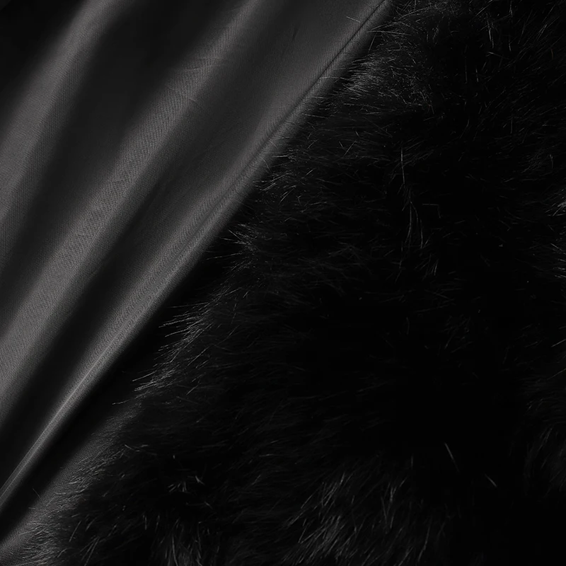 Street Fashion Shawl Collar Faux Fox Fur Coat Women Winter Cool Girls Black Short Fur Jacket Vintage Chic Overcoat