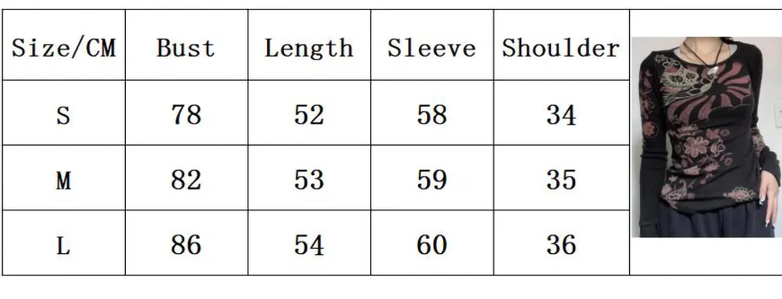 2000s Retro Rhinestone Graphic Print T-shirt Harajuku Grunge Y2K Aesthetics Fairy Crop Top Korean Fashion Vintage Mall Goth Tees