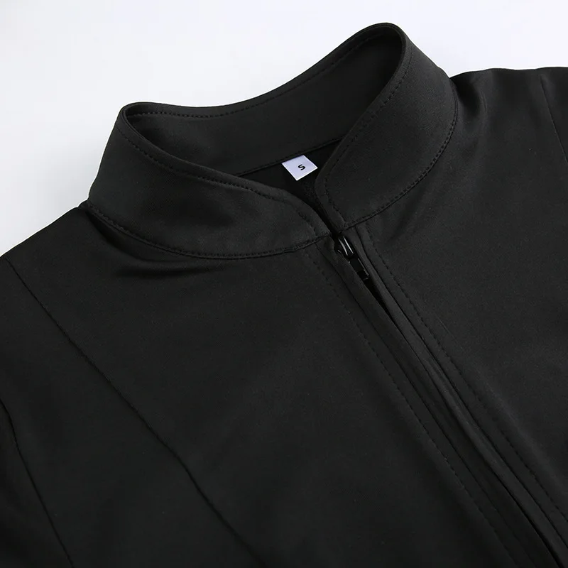 Sexy Solid Colour Round Neck Short Jumpsuit Women Fashion Slim Long Sleeve Short Summer Clothing For Women Streetwear Y2k Romper