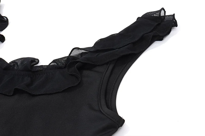 Casual Backless Ruffled Y2k Top Vest Patchwork Strapless High Street Top Fashion Cute Solid Scoop Neck Tank Top Pullover