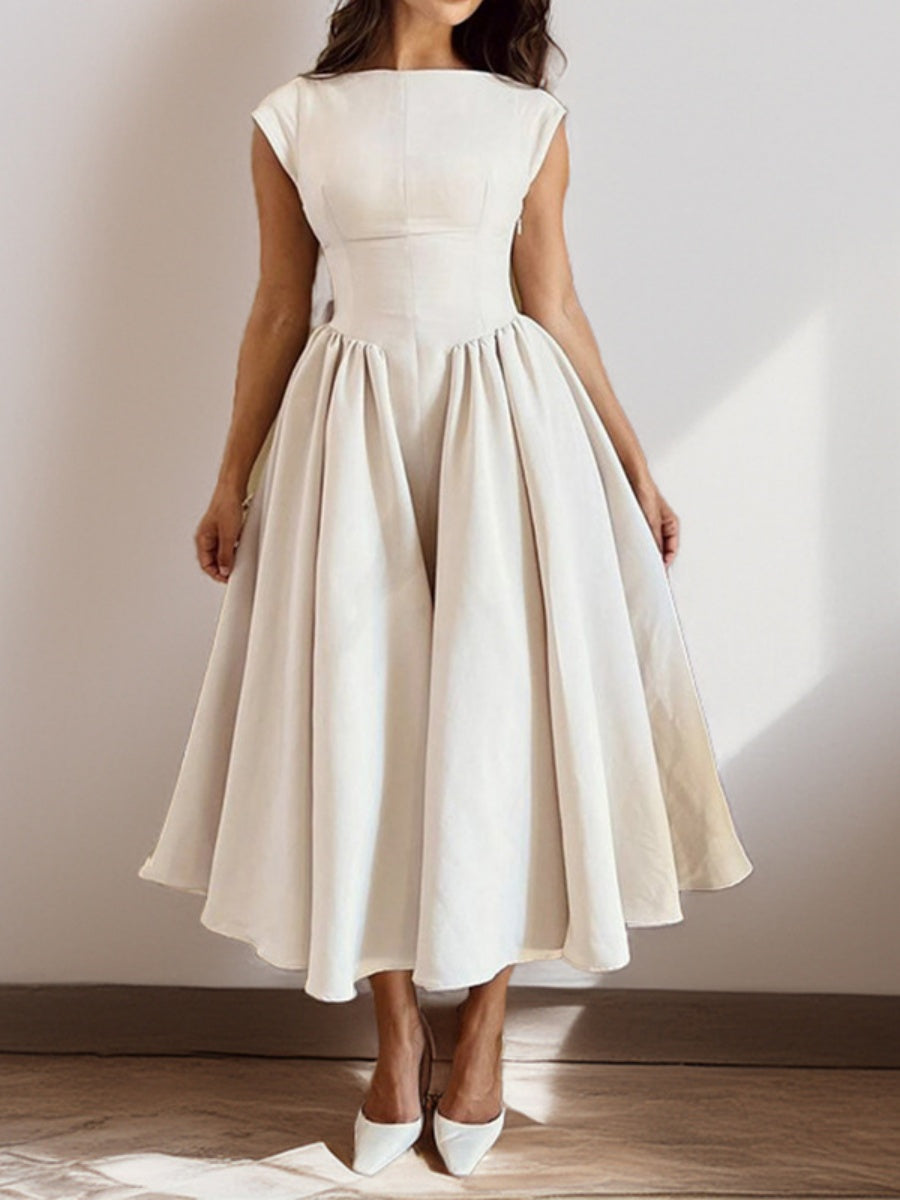 Sexy Big Backless Big A Pendulum Temperament Maxi Dresses