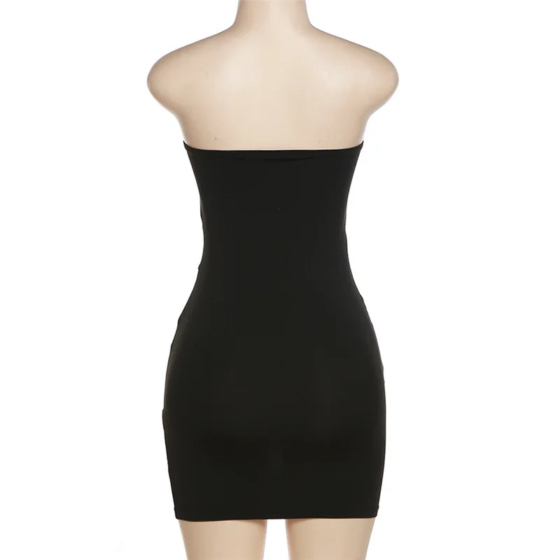 Slash Neck Black Vestidos De Mujer Mini Y2k Clothes Sexi Night Dress Hot Club Outfits Mesh See Through Bodycon Dress For Women