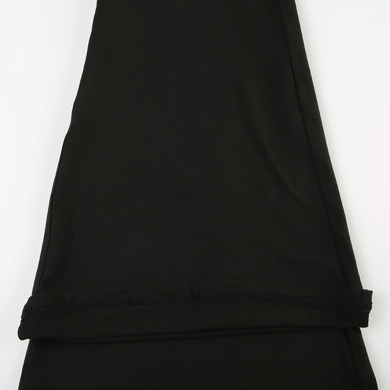 Black Solid Strapless Elegant Long Jumpsuits For Women Slim Wide Leg Flared Rompers Simple Fashion Vacation Overalls