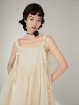 Elegant Jacquard Jacket + Slip Bow Dress