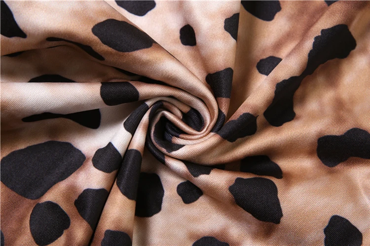 Autumn Hipster Women Bodysuits Sexy Leopard Sleeveless Square neck Body-shaping Tops Female Trend Night Street One Piece