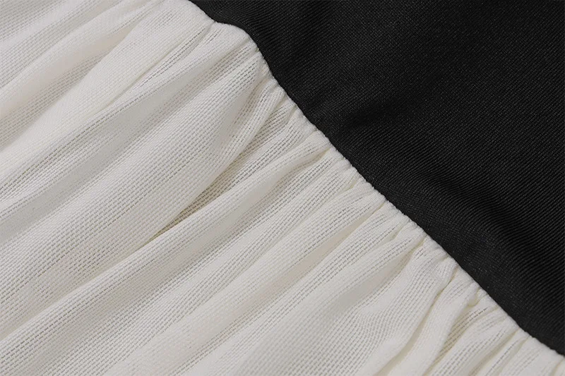 Lace Folds Mini Dress For Women Off The Shoulders Bodycon Splice Sexy Dress Women's Clubwear Fashion Slim Dresses Female