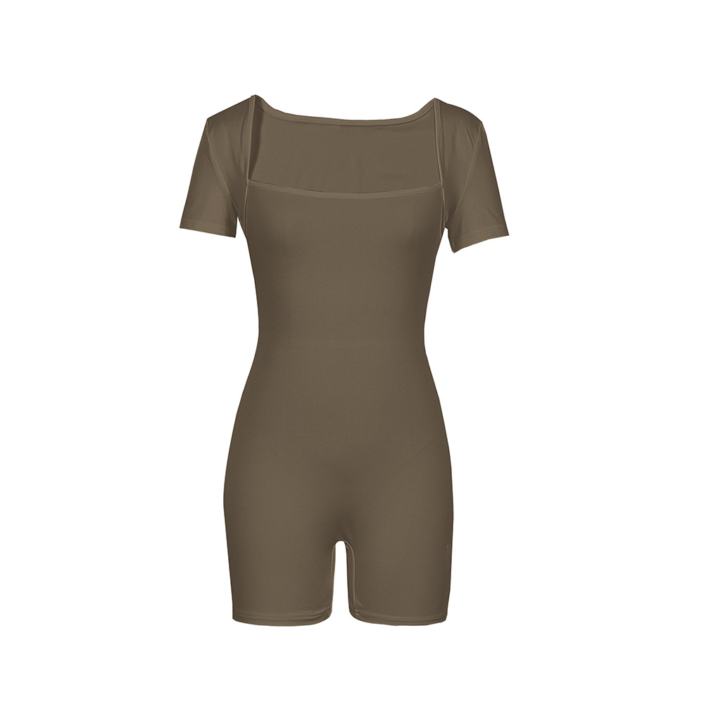 Tight Jumpsuit Solid Color Sports Yoga Jumpsuit Women Sports