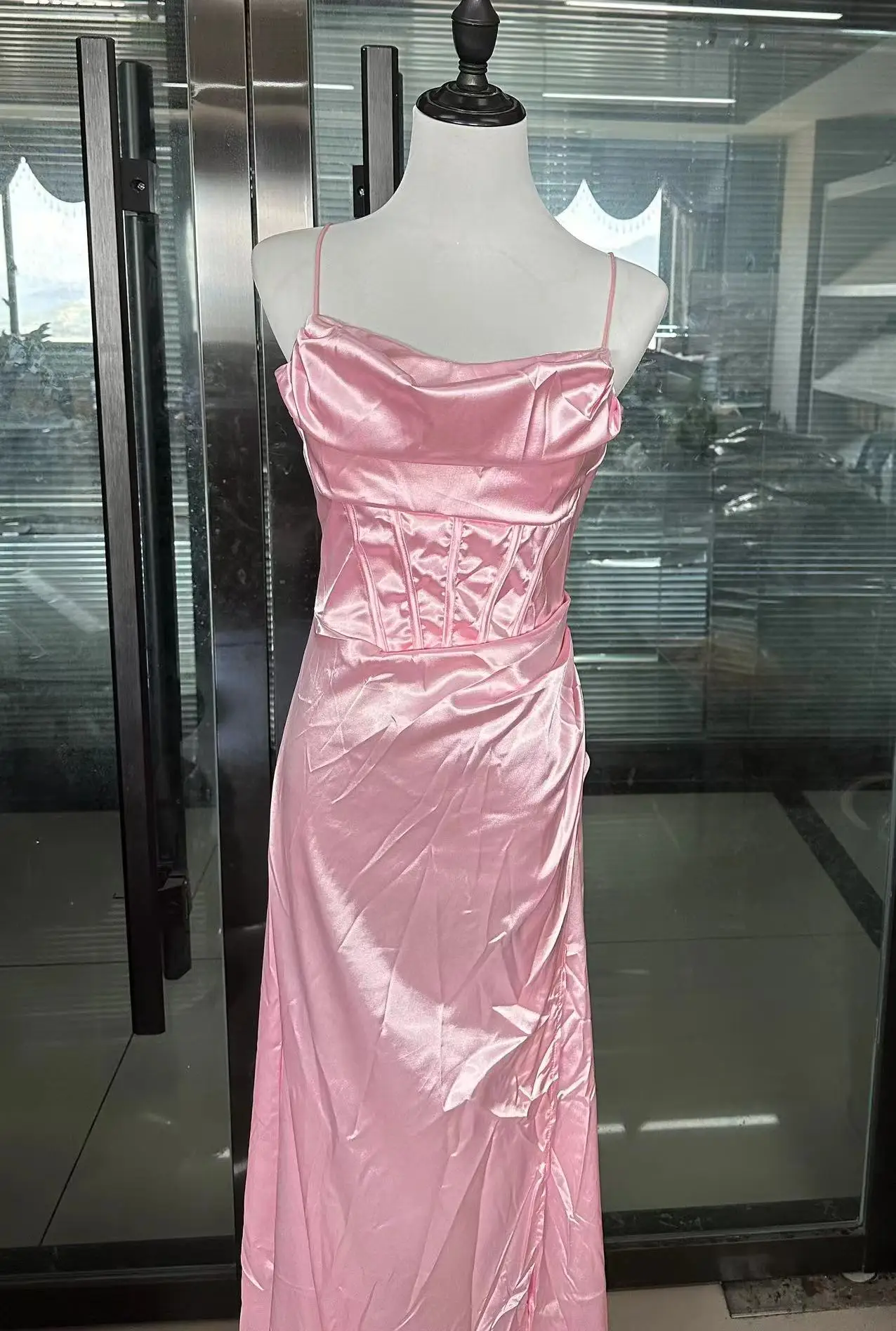 Sexy Backless Slit Suspender Formal Evening Dress Lace Up Green High Waist Graduation Dress Elegant Party Dresses for Women 2025