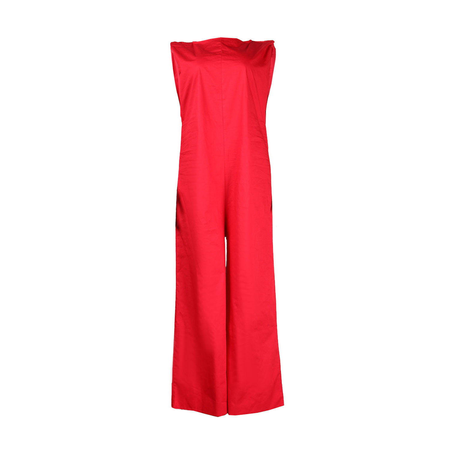 Women Casual Solid Color Wide Leg Jumpsuit