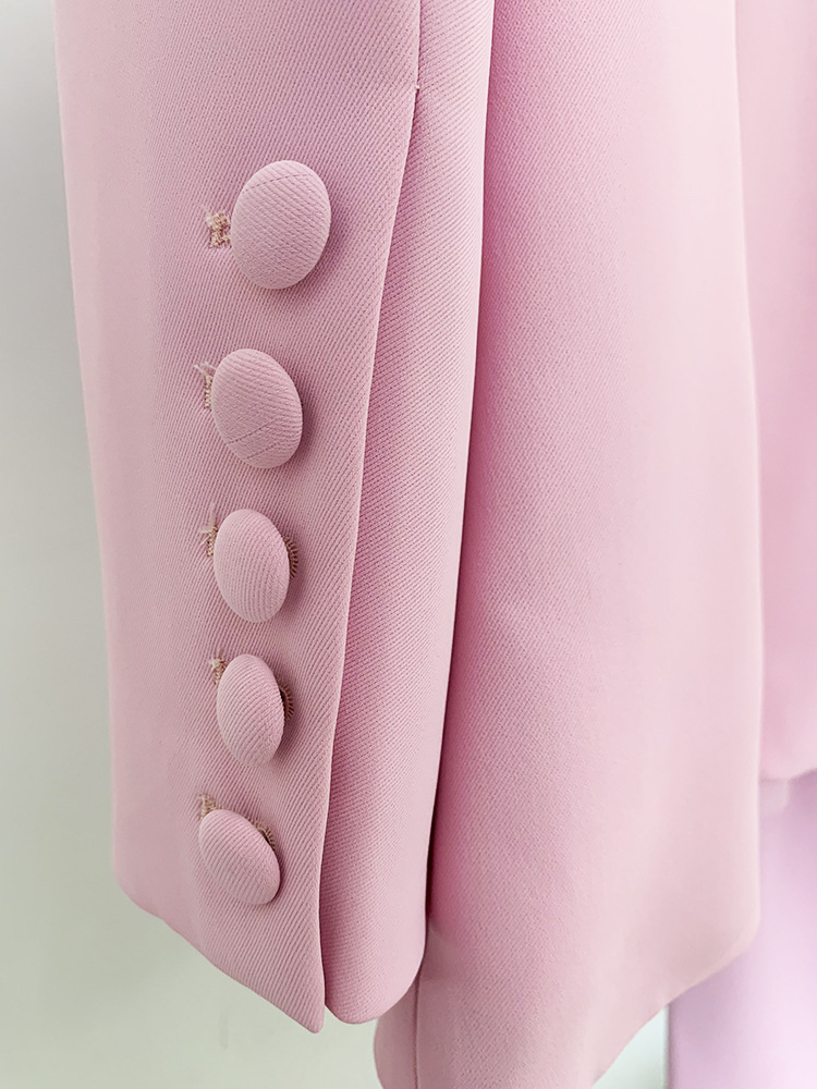 Star Business Wear One Button Cloth Cover Mid Length Suit Skinny Pants Suit Two Piece Suit