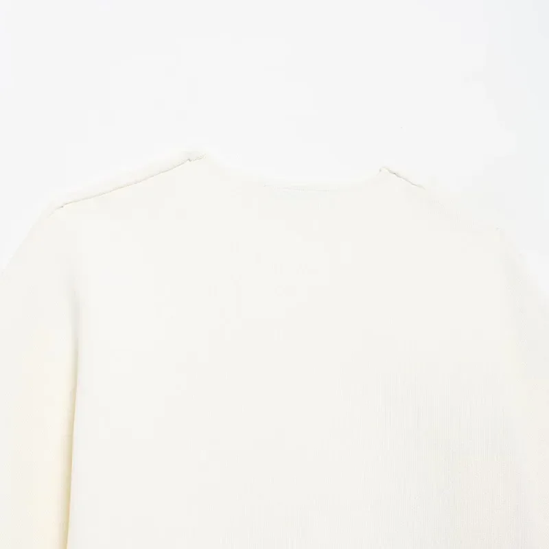 Fashion Knitted Vest Top for Women Short Sleeve V-neck Buttons Loose White Waistcoat Cardigan Female Autumn New in Outwears