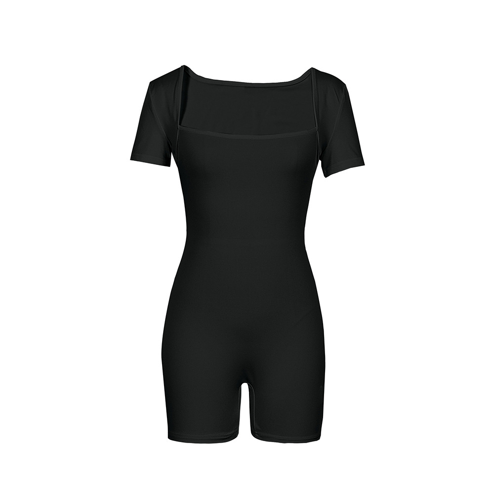 Tight Jumpsuit Solid Color Sports Yoga Jumpsuit Women Sports