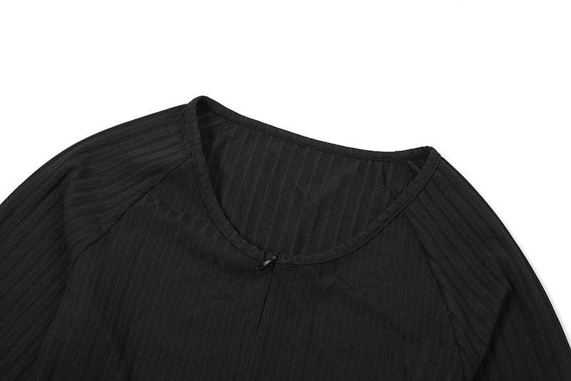 Fall Women Clothing Sexy Thread Tied High Waist Trousers Casual Tight Jumpsuit