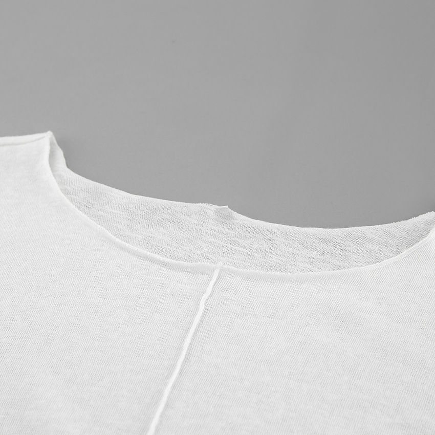 Inner Wear Solid Color round Neck Pullover Long Sleeve T shirt Women Top