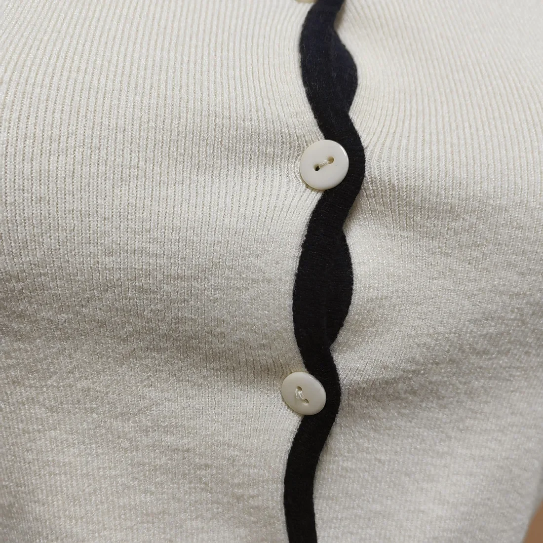 Contrast Color Knitted Mini Skirt Suit Women's Short Sleeve T-shirt Slim High Waisted Skirts Matching Sets Casual Fashion