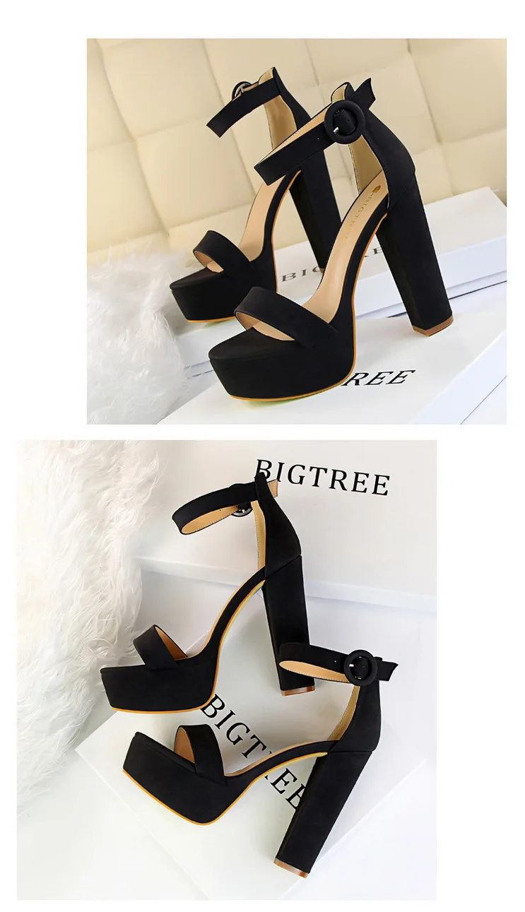 Elegant Sandals Women High Heels Pumps Super High Heel 13.5 Cm Sexy Women's Banquet Shoes Platform Heeled Sandals Summer